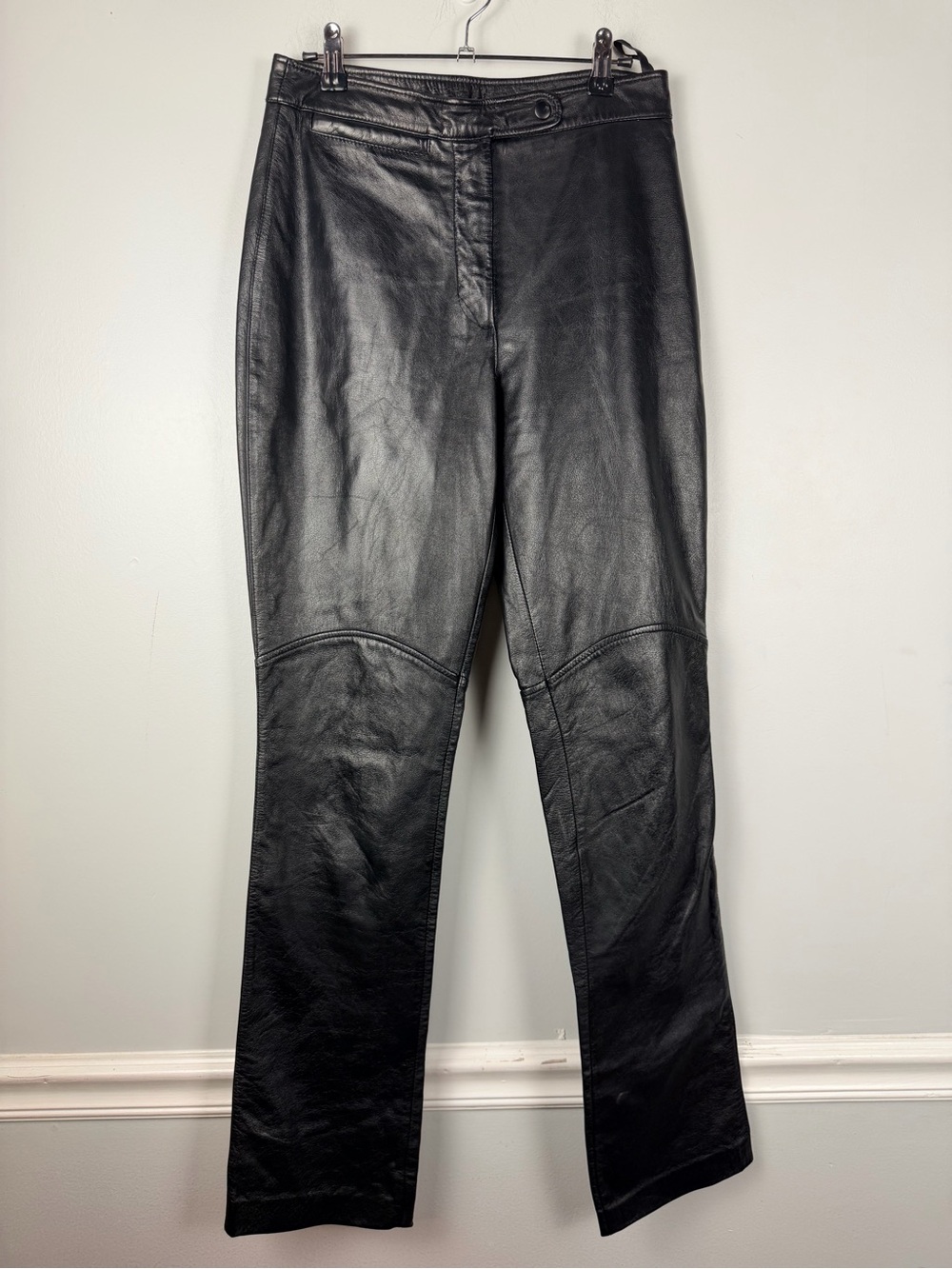 Vintage Maxima Wilson’s black 100% leather pants size 8